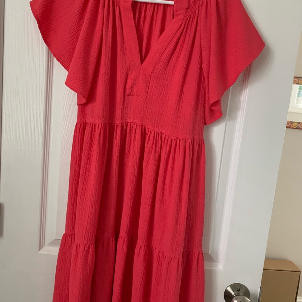 Calvin Klein Vibrant Pink Dress
